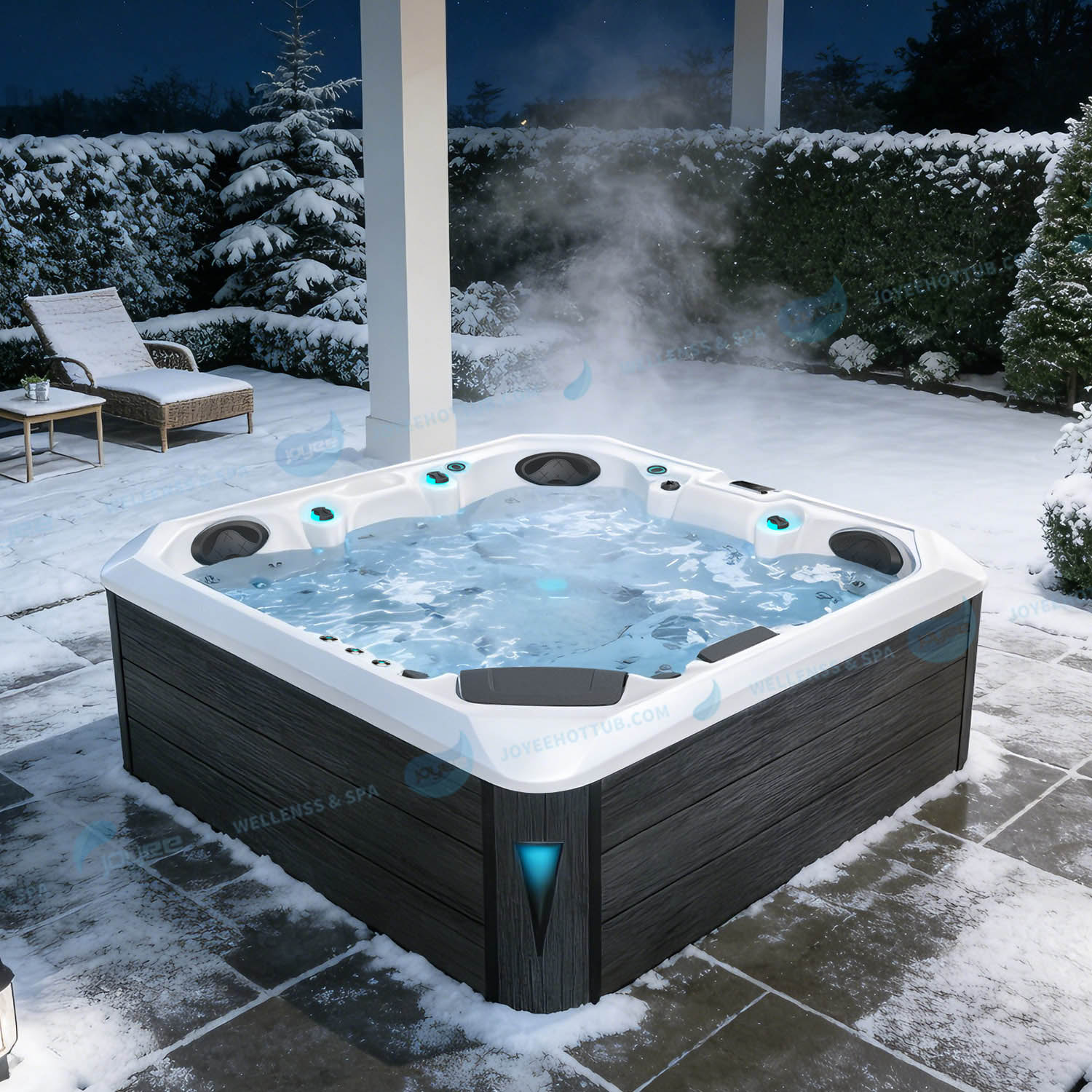 Whirlpool im Freien f&uuml;r 5 Personen