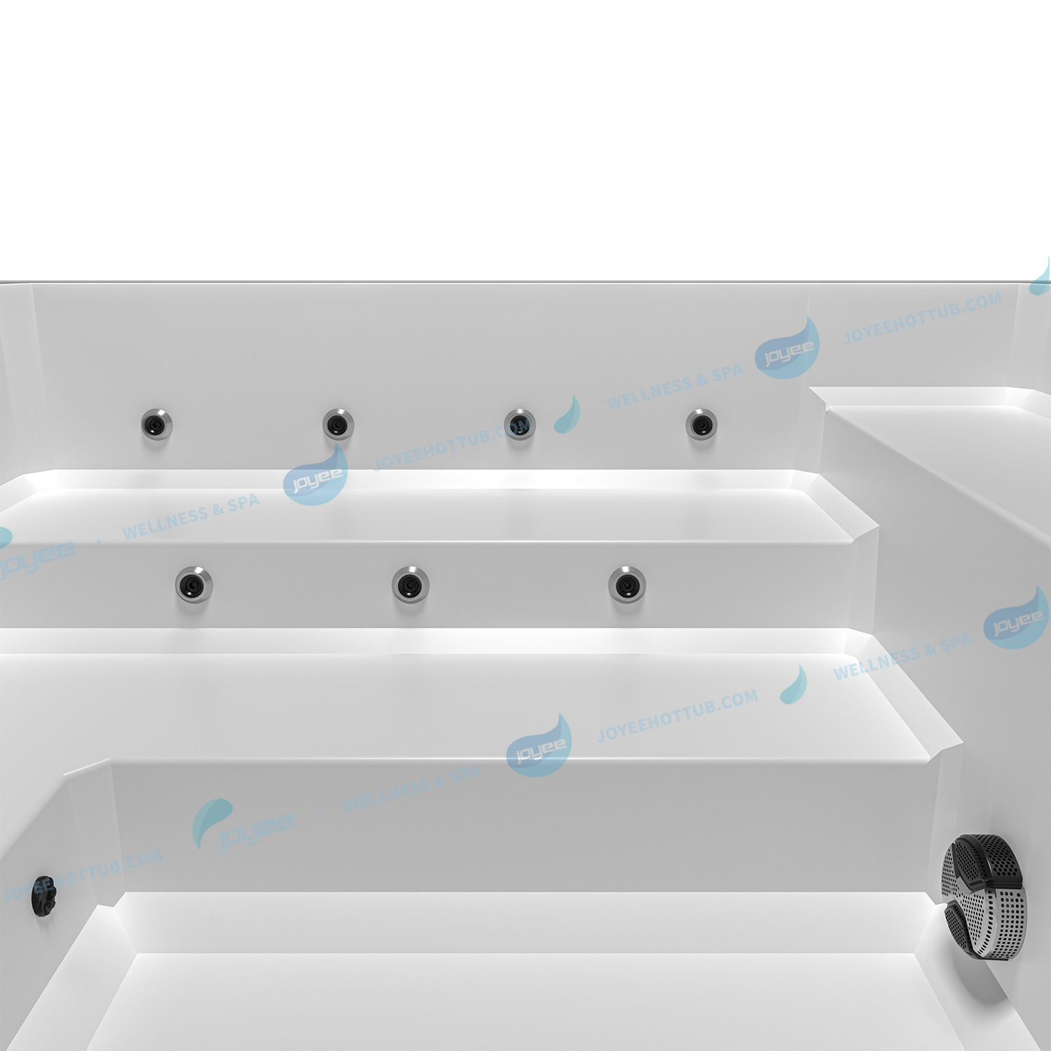 Minimalistischer Whirlpool