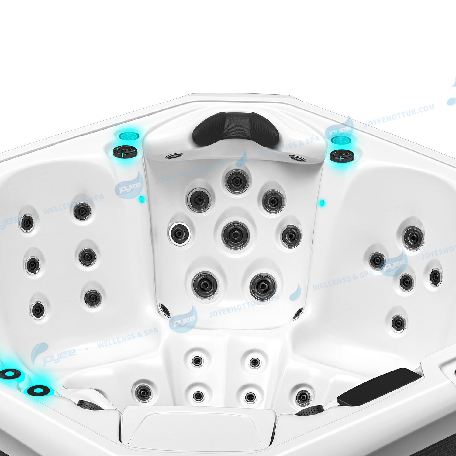 Whirlpool im Freien für 5 Personen